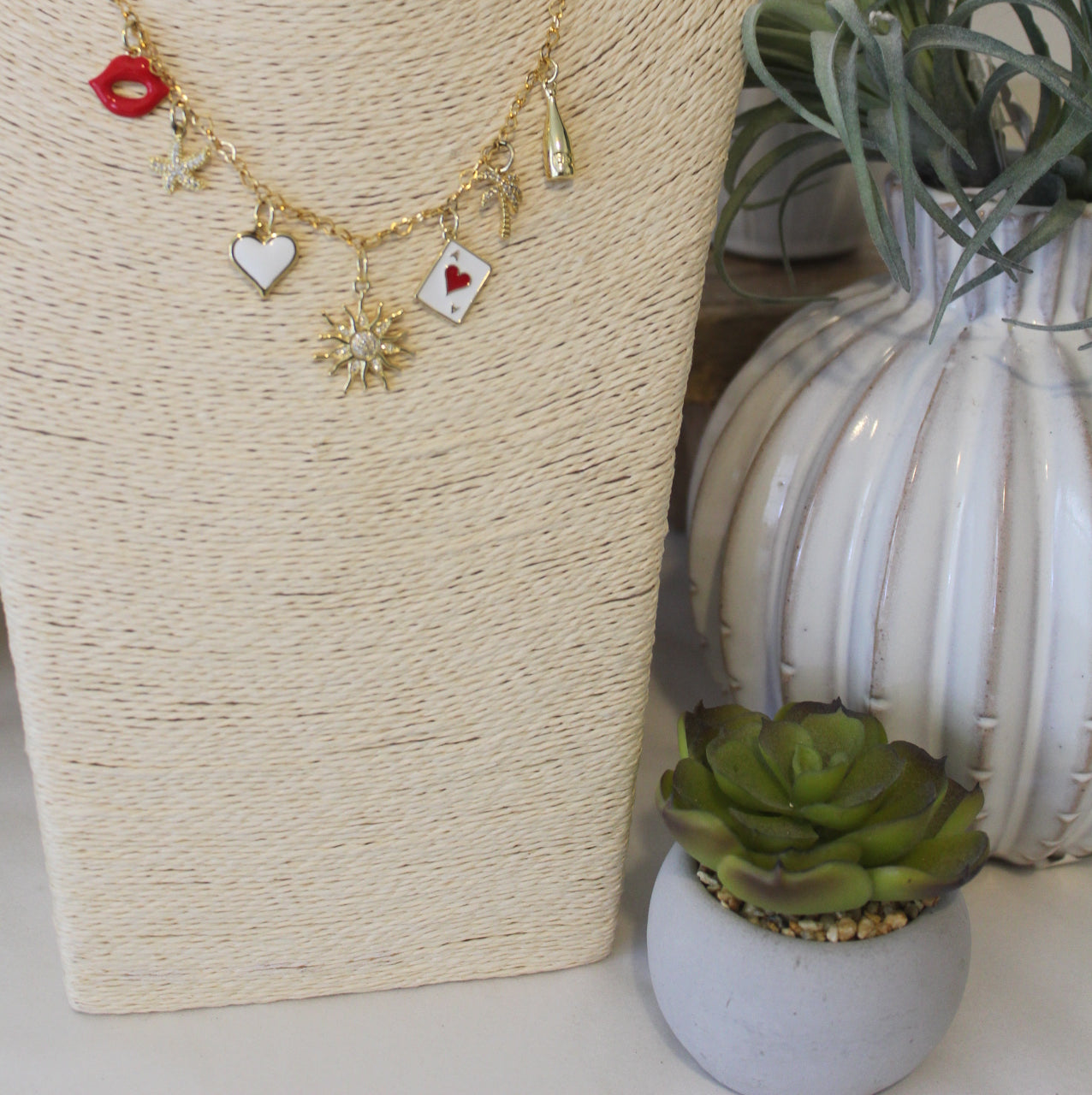 Vixen Charmed Necklace-Necklaces-Vixen Collection, Day Spa and Women's Boutique Located in Seattle, Washington