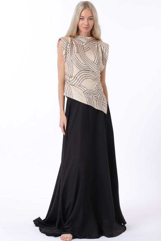 Midnight Maxi Skirt-Skirts-Vixen Collection, Day Spa and Women's Boutique Located in Seattle, Washington