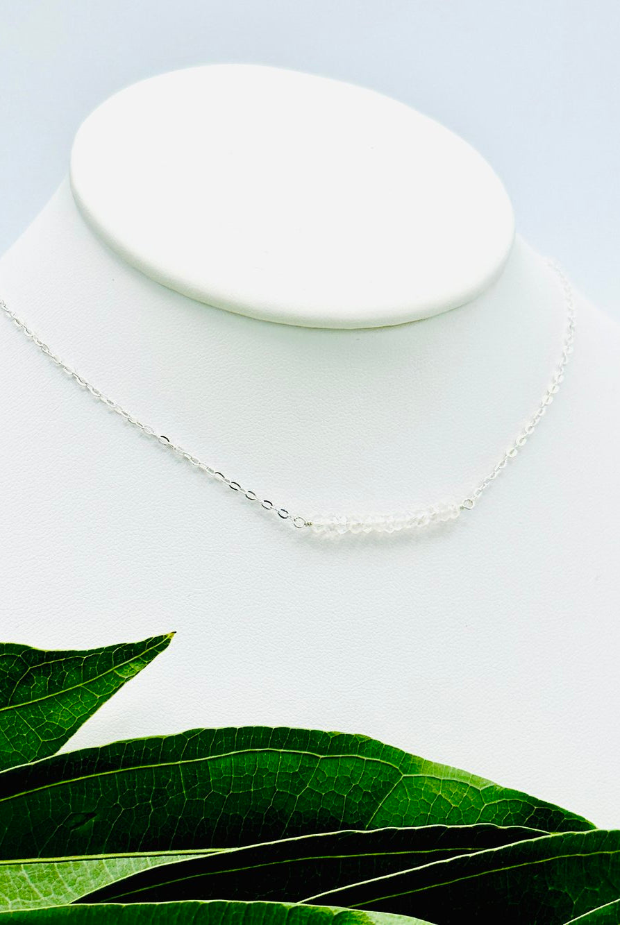 Birthstone Necklaces Silver-Necklaces-Vixen Collection, Day Spa and Women's Boutique Located in Seattle, Washington