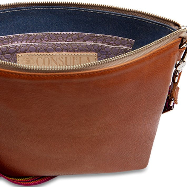 Consuela Brandy Downtown Crossbody-Bags + Wallets-Vixen Collection, Day Spa and Women's Boutique Located in Seattle, Washington
