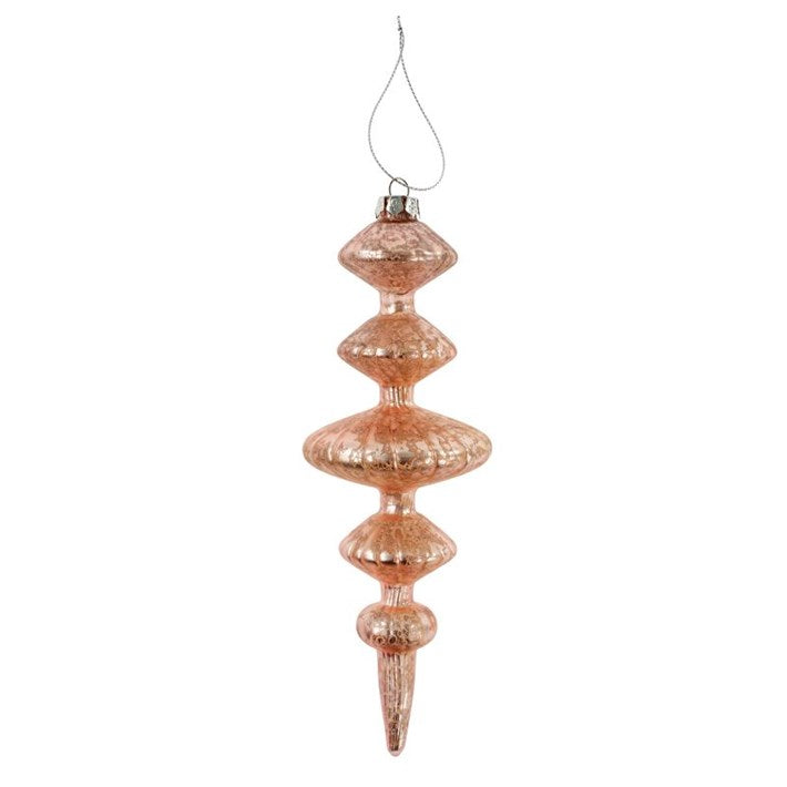 Spindle Glass Ornament-Ornaments-Vixen Collection, Day Spa and Women's Boutique Located in Seattle, Washington