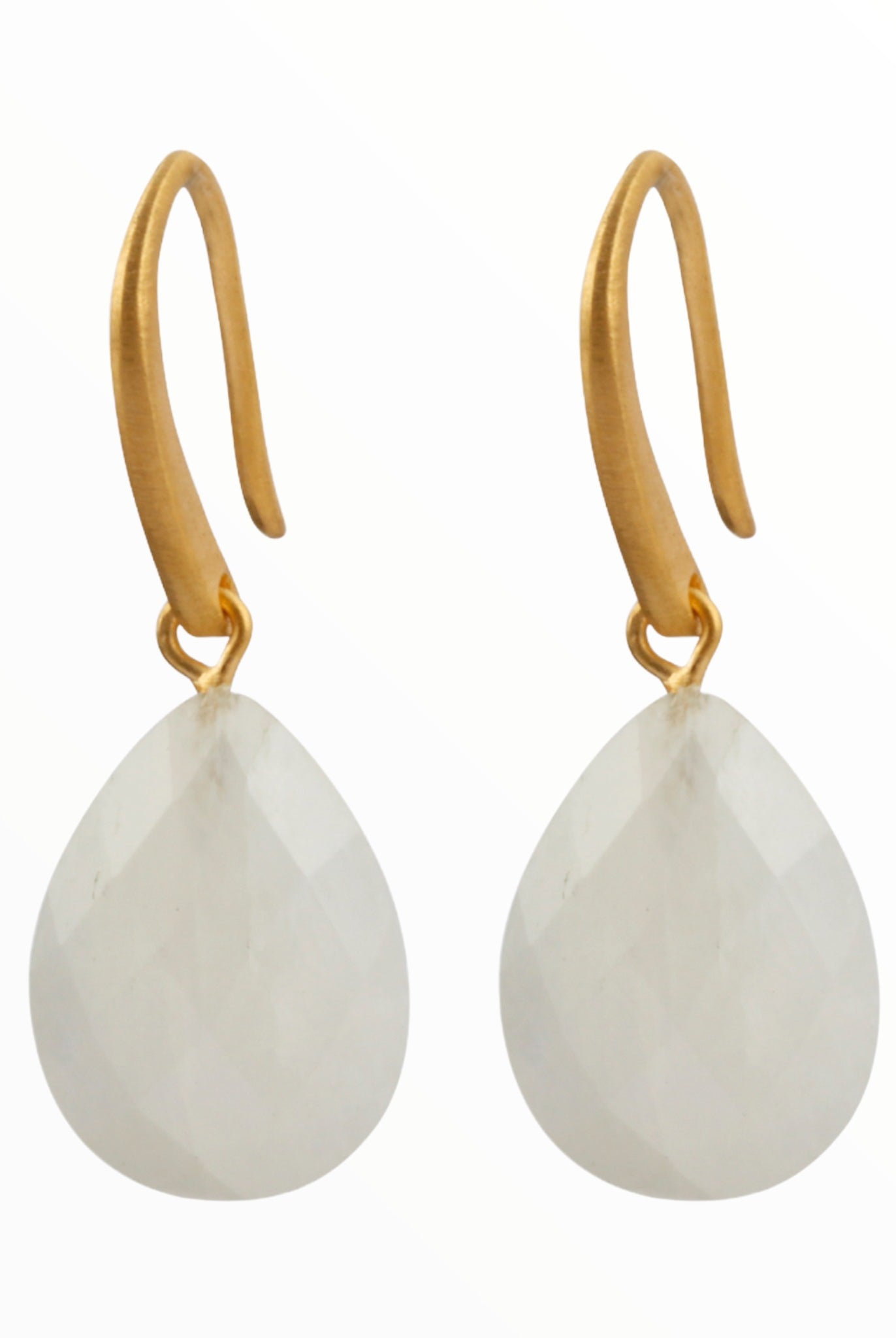 Rainbow Moonstone Earrings-Earrings-Vixen Collection, Day Spa and Women's Boutique Located in Seattle, Washington