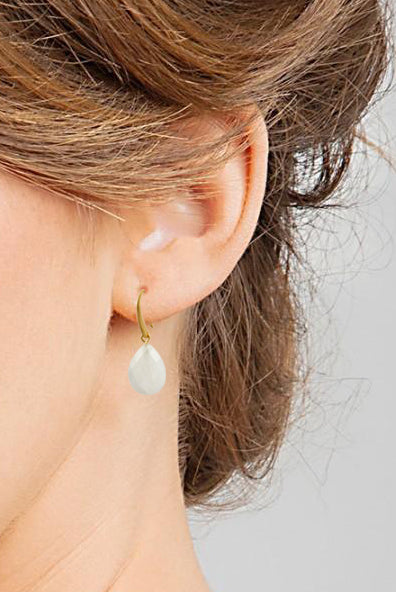 Rainbow Moonstone Earrings-Earrings-Vixen Collection, Day Spa and Women's Boutique Located in Seattle, Washington