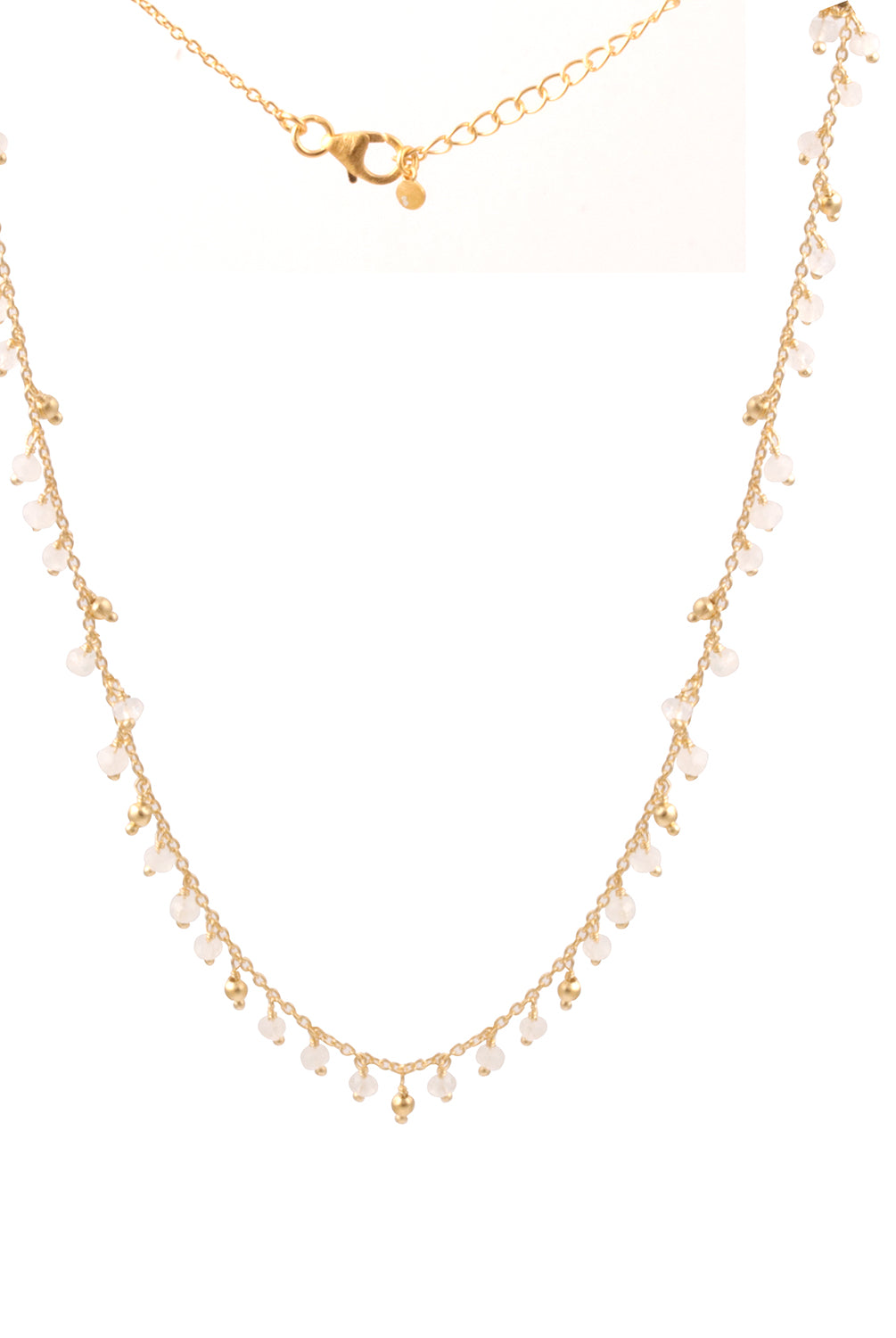 Rainbow Moonstone Beaded Necklace-Necklaces-Vixen Collection, Day Spa and Women's Boutique Located in Seattle, Washington