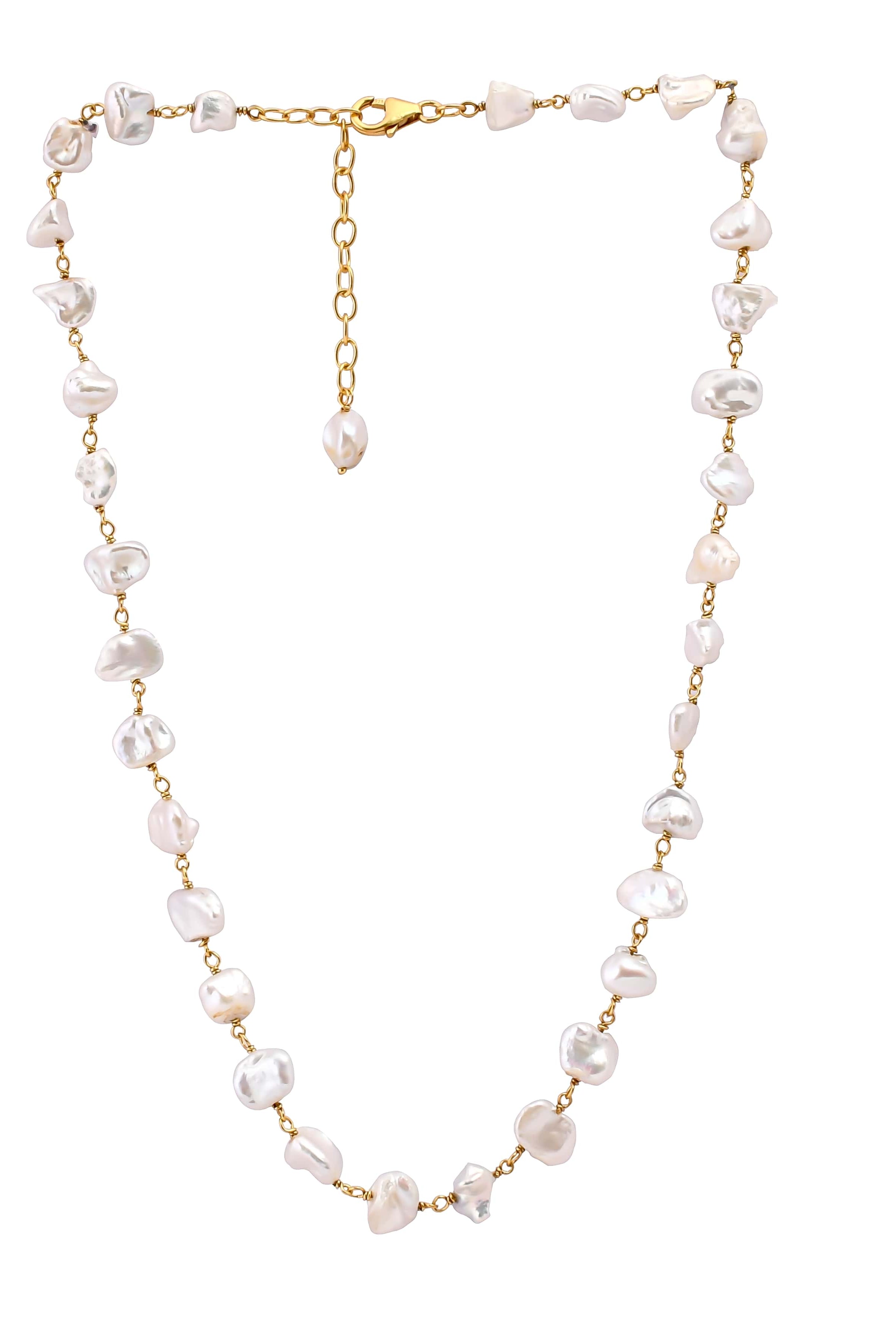 Keshi Pearl Necklace-Necklaces-Vixen Collection, Day Spa and Women's Boutique Located in Seattle, Washington