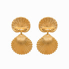 Coquille Earrings-Earrings-Vixen Collection, Day Spa and Women's Boutique Located in Seattle, Washington
