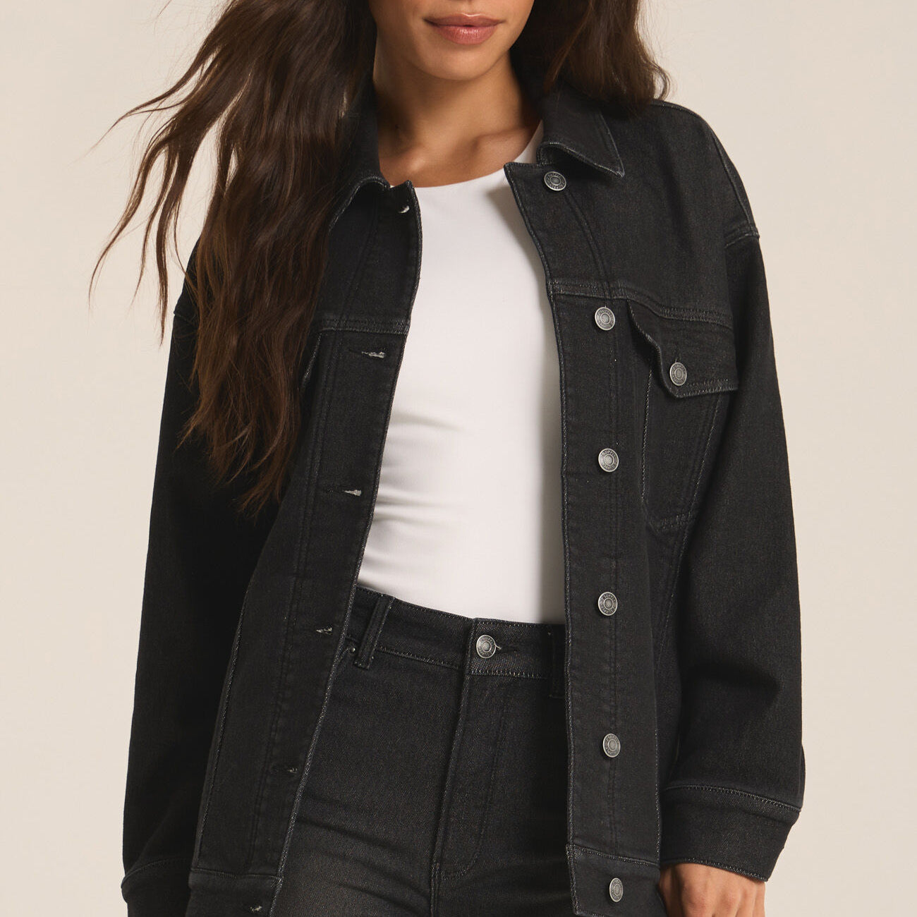 Miles Denim Jacket-Jackets-Vixen Collection, Day Spa and Women's Boutique Located in Seattle, Washington