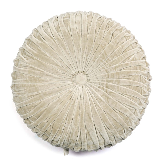 Velvet Round Handmade Pillow-Pillows-Vixen Collection, Day Spa and Women's Boutique Located in Seattle, Washington