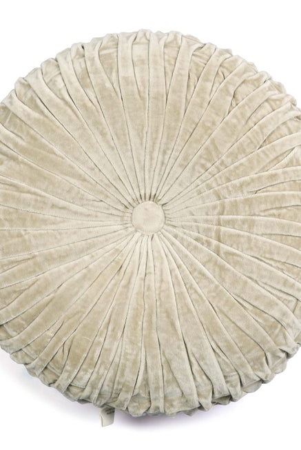 Velvet Round Handmade Pillow-Pillows-Vixen Collection, Day Spa and Women's Boutique Located in Seattle, Washington