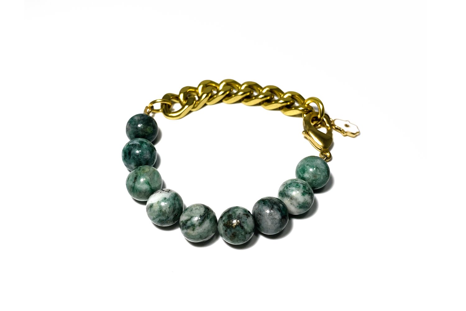 Remix: Pyrite Jade Bracelet-Bracelets-Vixen Collection, Day Spa and Women's Boutique Located in Seattle, Washington