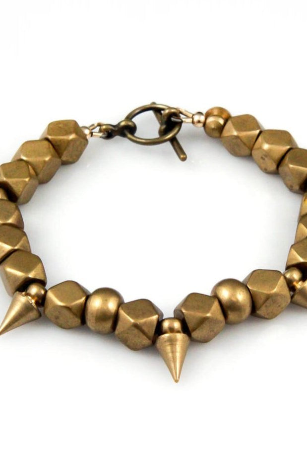 On Point: Indian Brass Bracelet-Bracelets-Vixen Collection, Day Spa and Women's Boutique Located in Seattle, Washington