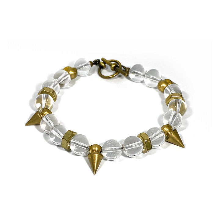 On Point: Rock Crystal Quartz Bracelet-Bracelets-Vixen Collection, Day Spa and Women's Boutique Located in Seattle, Washington