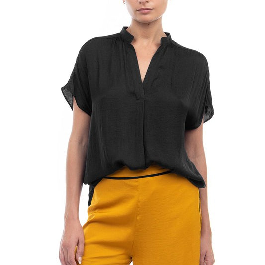 Mindy Top Naturals-Short Sleeves-Vixen Collection, Day Spa and Women's Boutique Located in Seattle, Washington