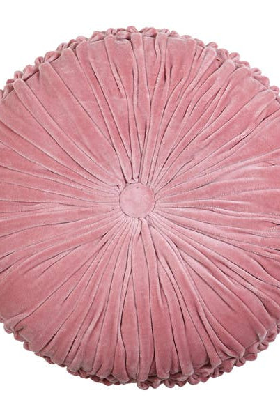 Velvet Round Handmade Pillow-Pillows-Vixen Collection, Day Spa and Women's Boutique Located in Seattle, Washington