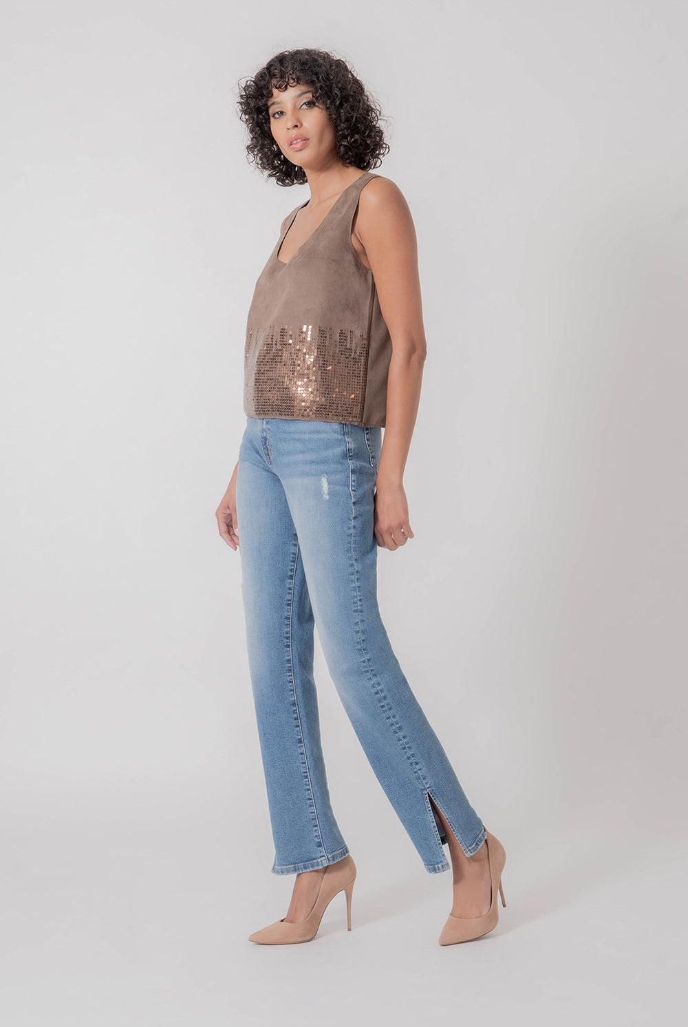 Level99 Cara High Rise Slim Jeans-Denim-Vixen Collection, Day Spa and Women's Boutique Located in Seattle, Washington