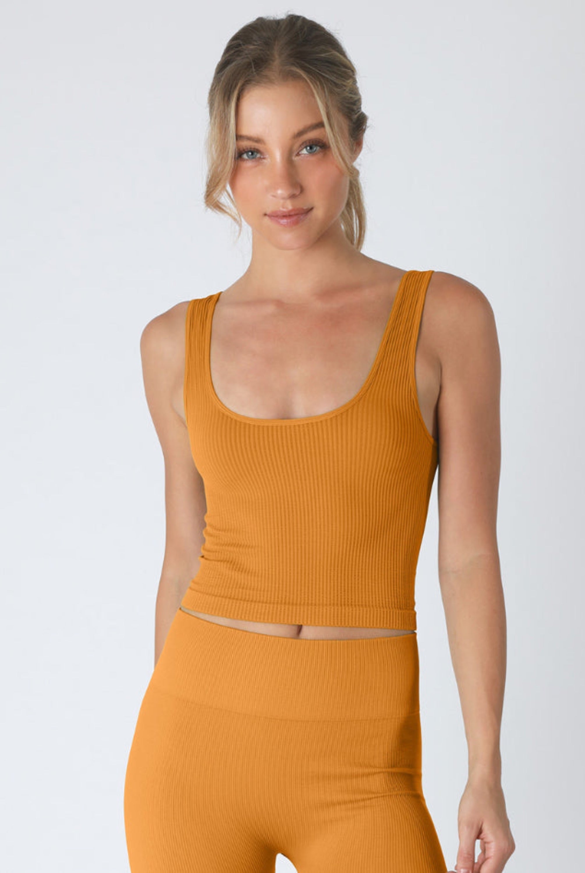 Z OLD Reversible Ribbed Crop Top-Tank Tops-Vixen Collection, Day Spa and Women's Boutique Located in Seattle, Washington