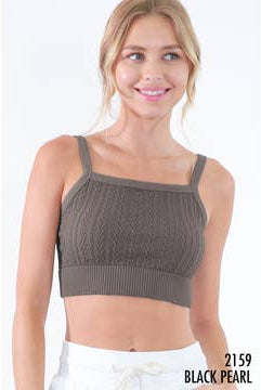 Cozy Cable Knit Bralette-Bras-Vixen Collection, Day Spa and Women's Boutique Located in Seattle, Washington