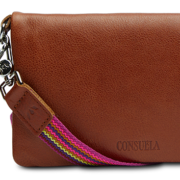 Consuela Brandy Uptown Crossbody-Bags + Wallets-Vixen Collection, Day Spa and Women's Boutique Located in Seattle, Washington