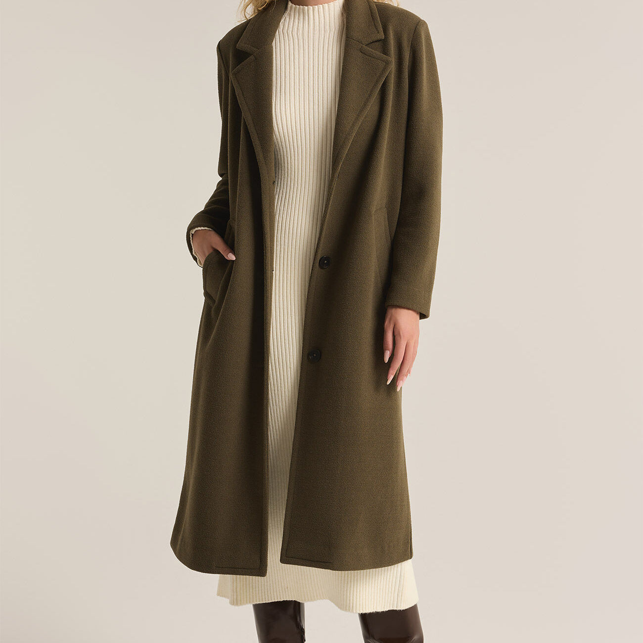 Conway Knit Coat-Outerwear-Vixen Collection, Day Spa and Women's Boutique Located in Seattle, Washington
