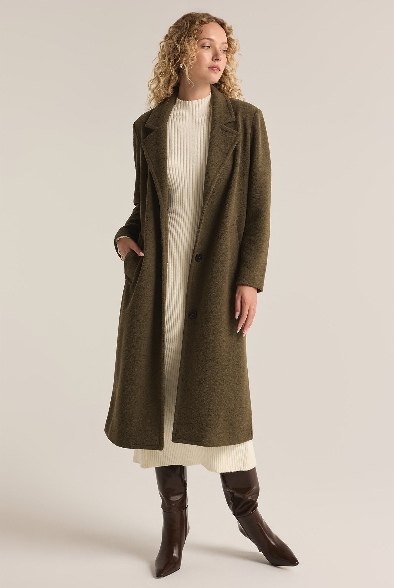 Conway Knit Coat-Outerwear-Vixen Collection, Day Spa and Women's Boutique Located in Seattle, Washington