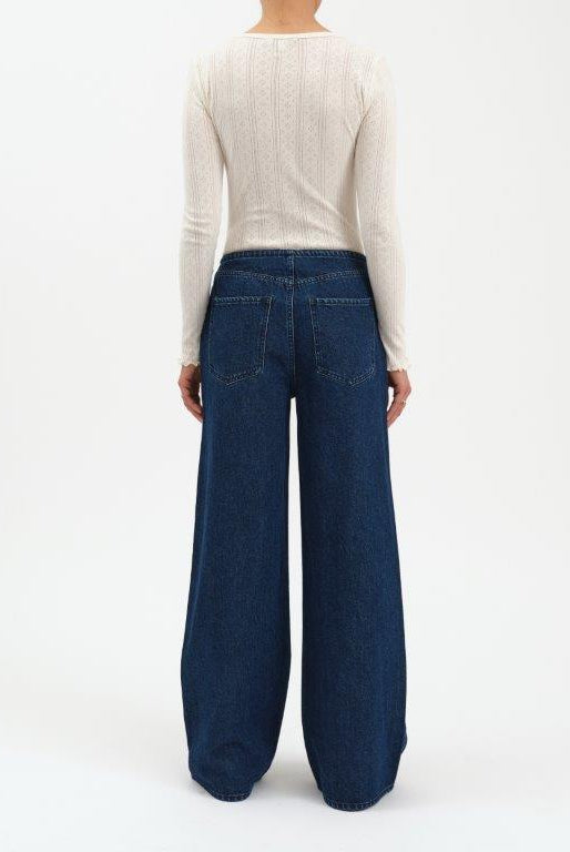 Madison Mid Rise Wide Leg Jeans-Denim-Vixen Collection, Day Spa and Women's Boutique Located in Seattle, Washington