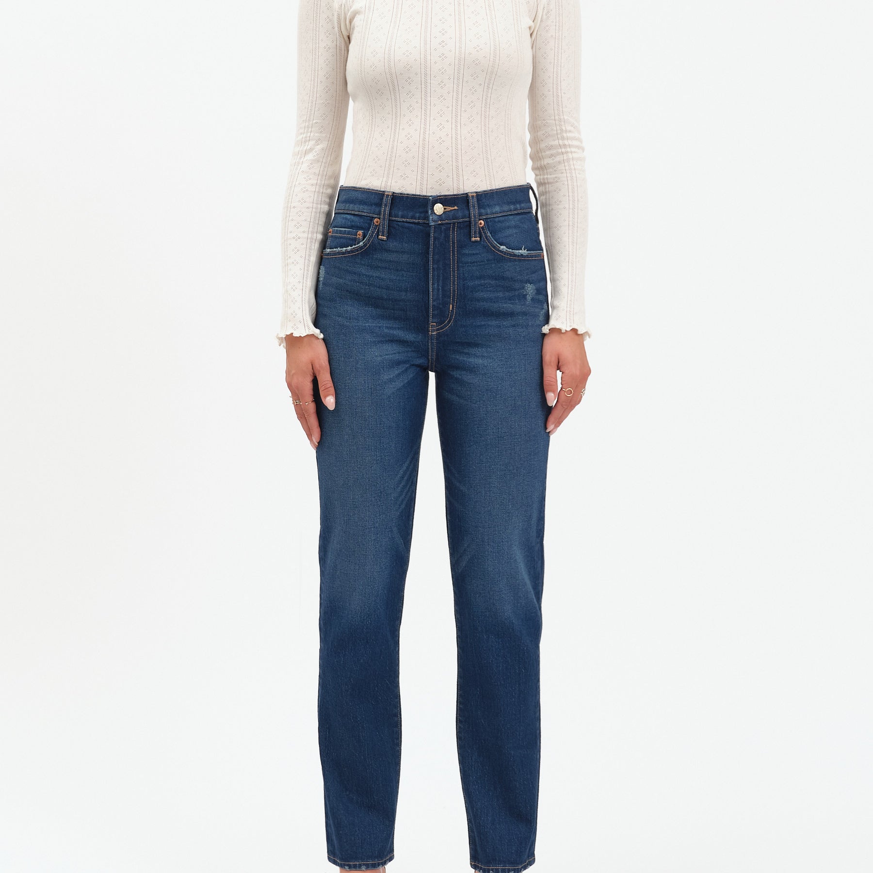 Smarty Pants High Rise Slim Straight-Denim-Vixen Collection, Day Spa and Women's Boutique Located in Seattle, Washington