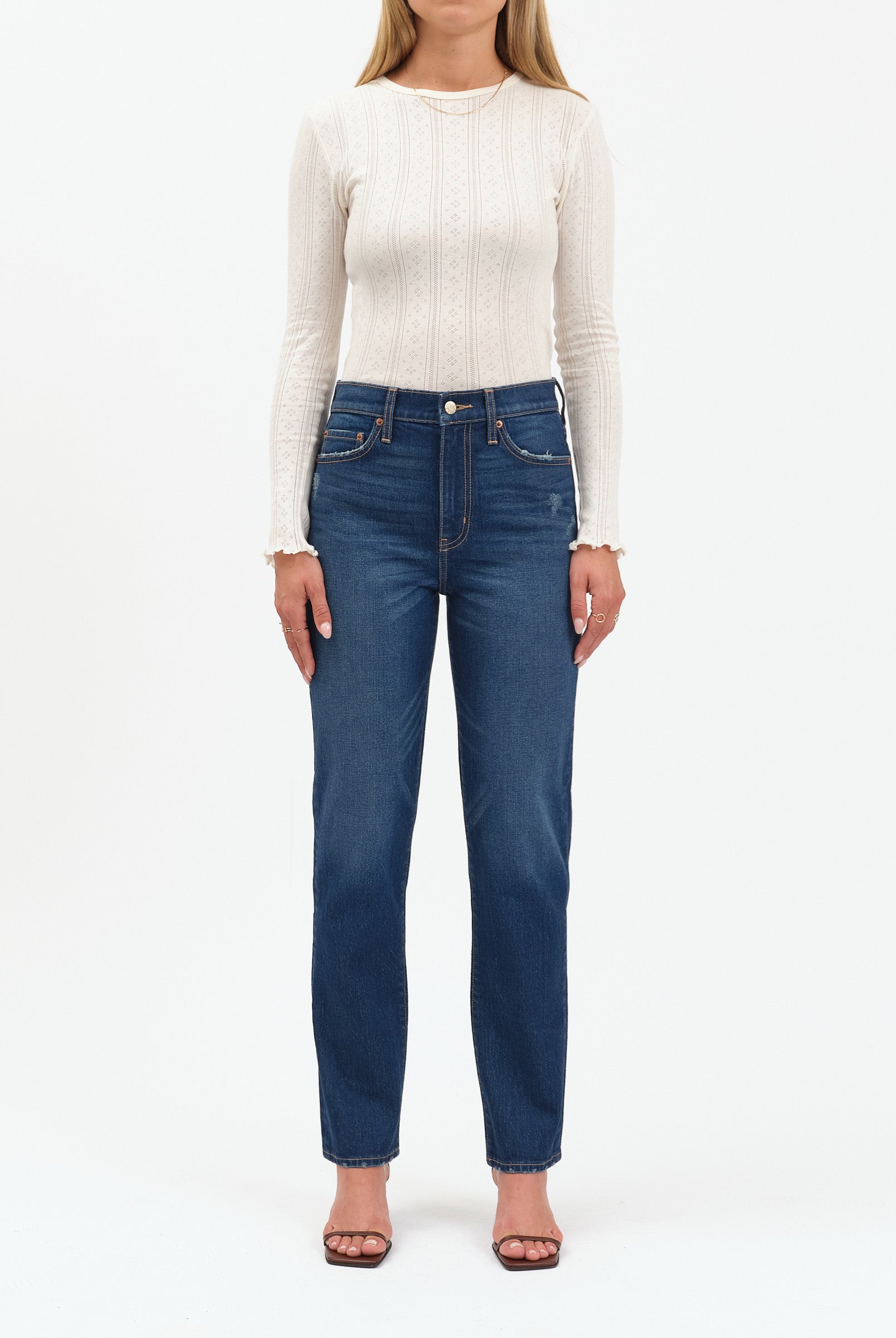 Smarty Pants High Rise Slim Straight-Denim-Vixen Collection, Day Spa and Women's Boutique Located in Seattle, Washington