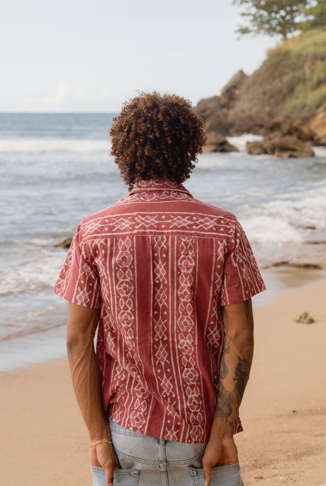 Mezcal Button Down-Men's Tops-Vixen Collection, Day Spa and Women's Boutique Located in Seattle, Washington