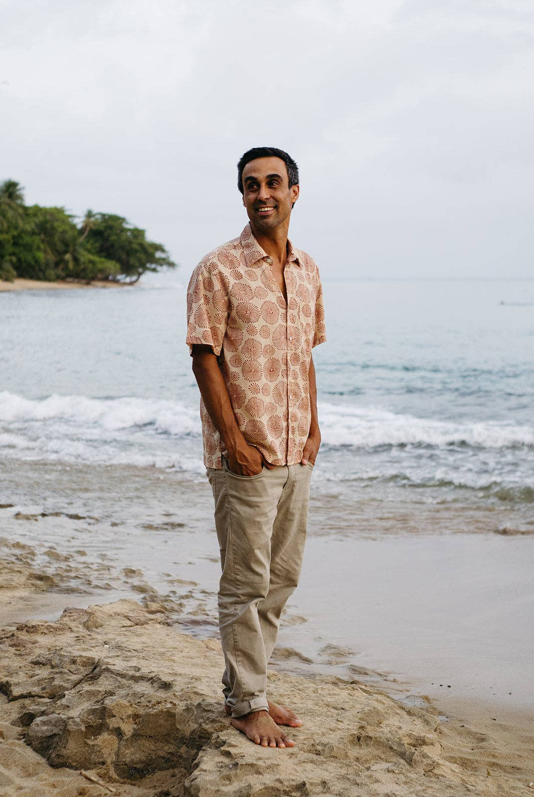 Shaka Short Sleeve Button Down-Men's Tops-Vixen Collection, Day Spa and Women's Boutique Located in Seattle, Washington