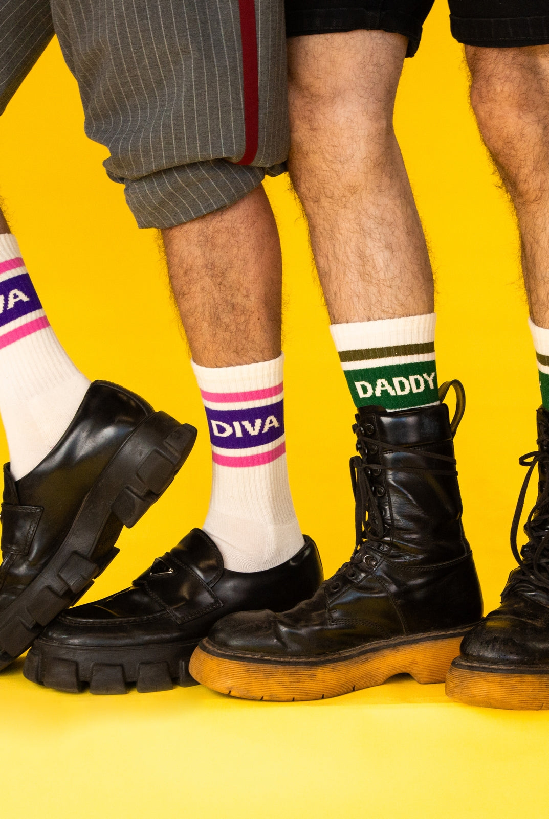 Daddy Gym Crew Socks-Men's Accessories-Vixen Collection, Day Spa and Women's Boutique Located in Seattle, Washington
