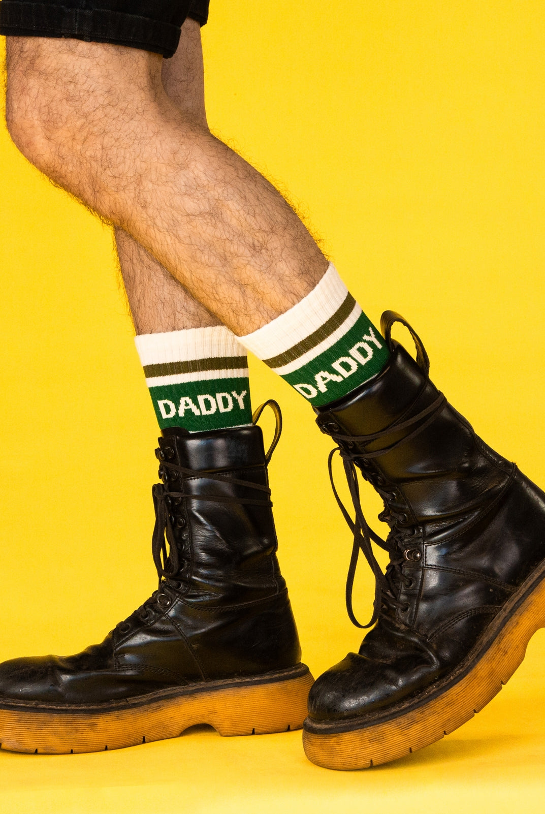 Daddy Gym Crew Socks-Men's Accessories-Vixen Collection, Day Spa and Women's Boutique Located in Seattle, Washington