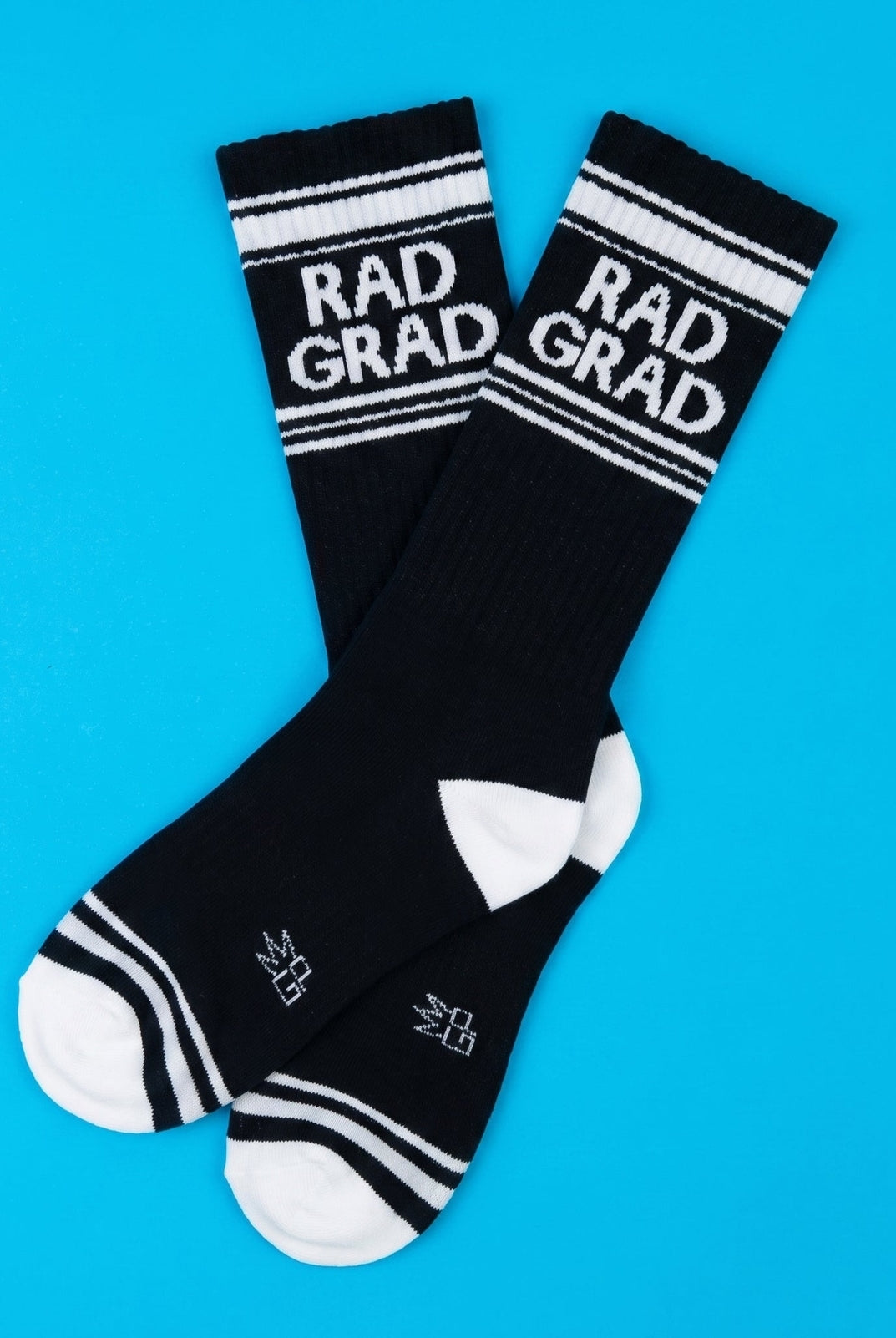 Rad Grad Gym Crew Socks-Men's Accessories-Vixen Collection, Day Spa and Women's Boutique Located in Seattle, Washington