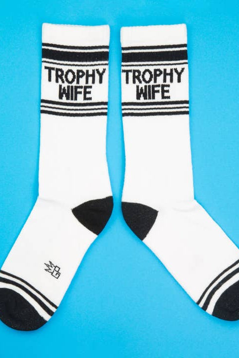 Trophy Wife Gym Crew Socks-Socks-Vixen Collection, Day Spa and Women's Boutique Located in Seattle, Washington