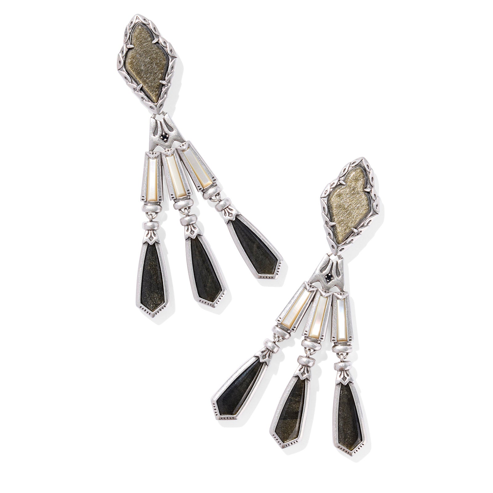 Adeline Statement Earrings-Earrings-Vixen Collection, Day Spa and Women's Boutique Located in Seattle, Washington