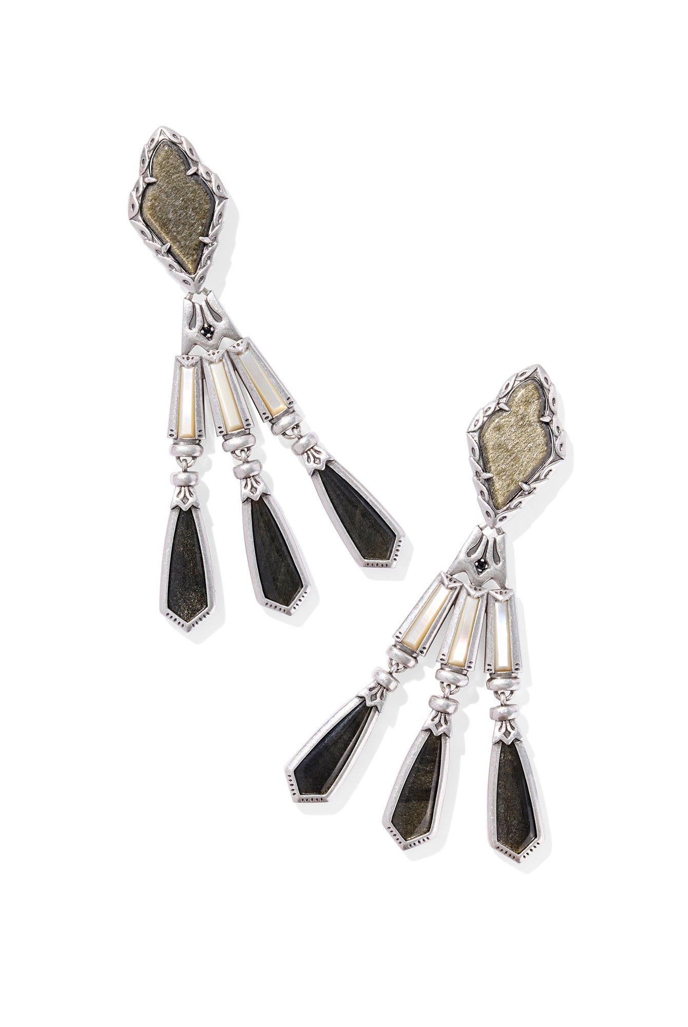 Adeline Statement Earrings-Earrings-Vixen Collection, Day Spa and Women's Boutique Located in Seattle, Washington