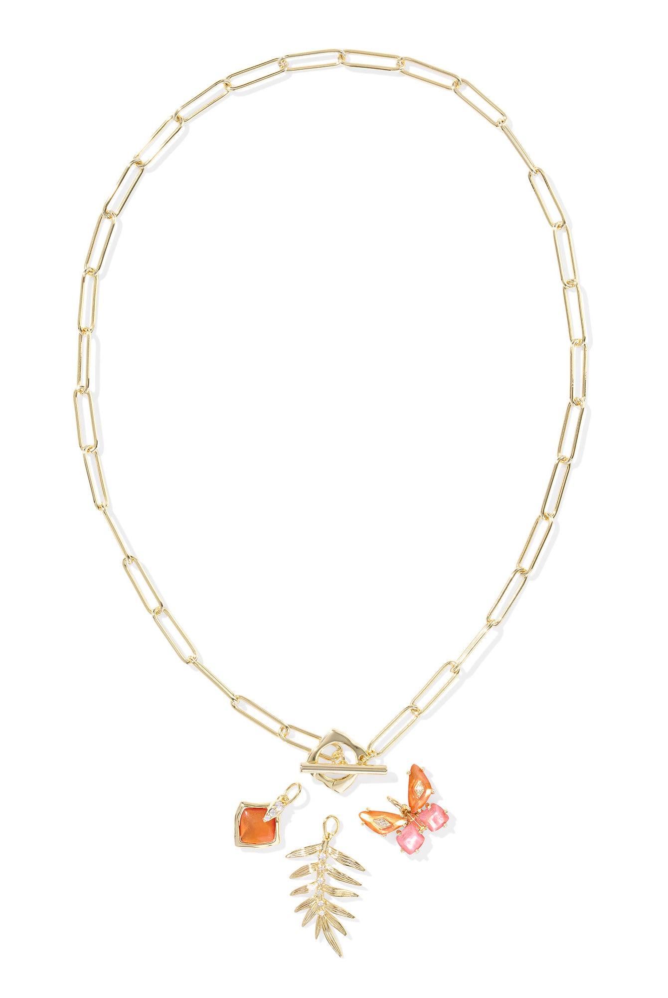 Bianca Butterfly Charm Necklace-Necklaces-Vixen Collection, Day Spa and Women's Boutique Located in Seattle, Washington