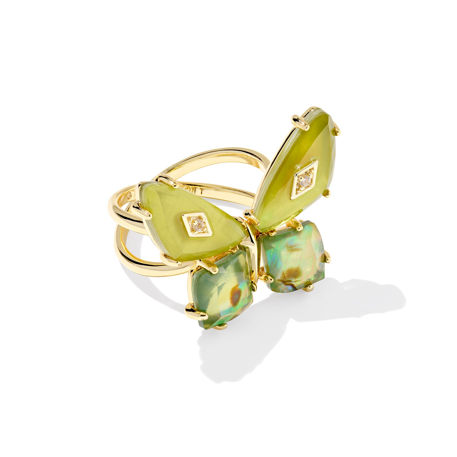 Bianca Butterfly Cocktail Ring-Rings-Vixen Collection, Day Spa and Women's Boutique Located in Seattle, Washington