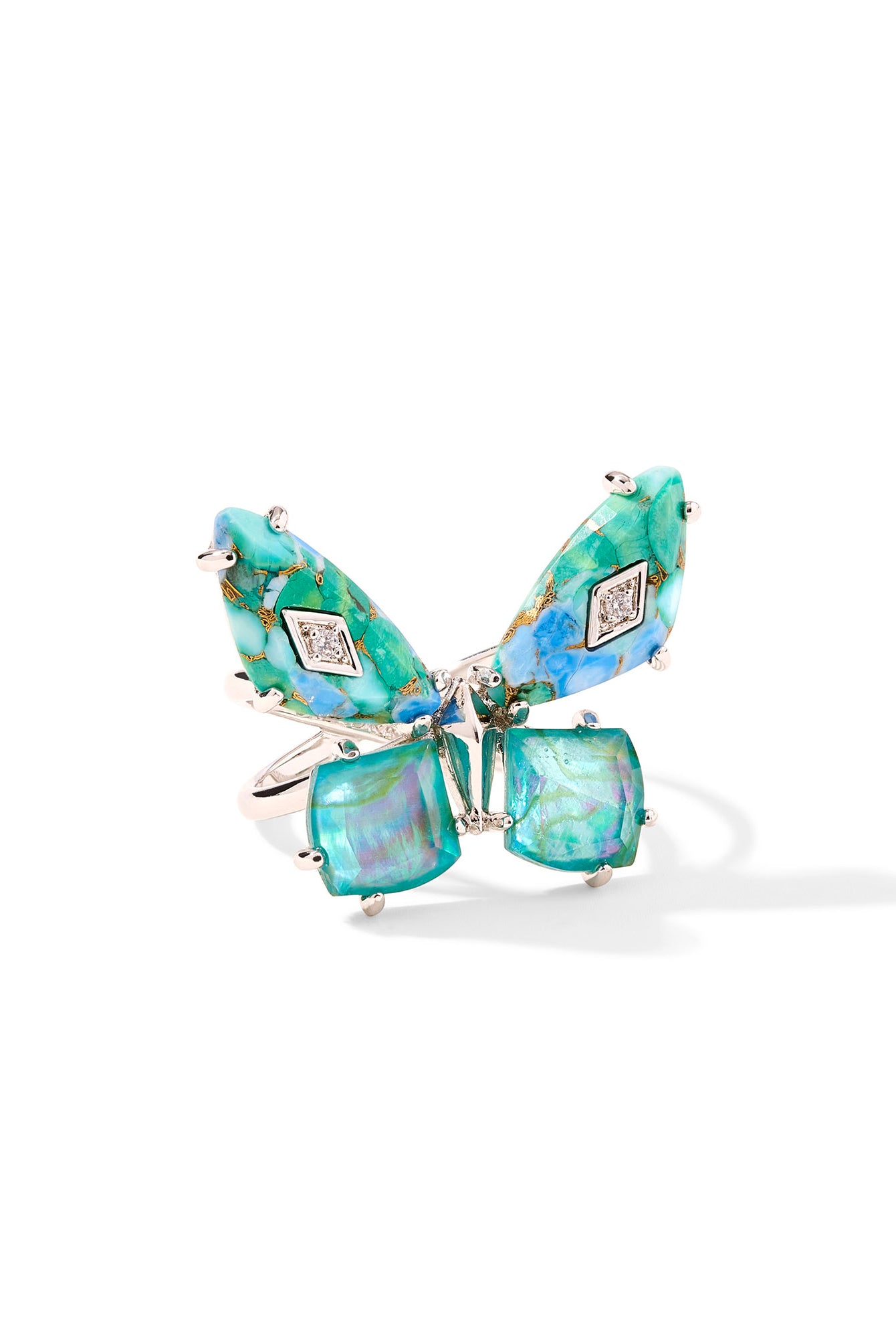 Bianca Butterfly Cocktail Ring-Rings-Vixen Collection, Day Spa and Women's Boutique Located in Seattle, Washington