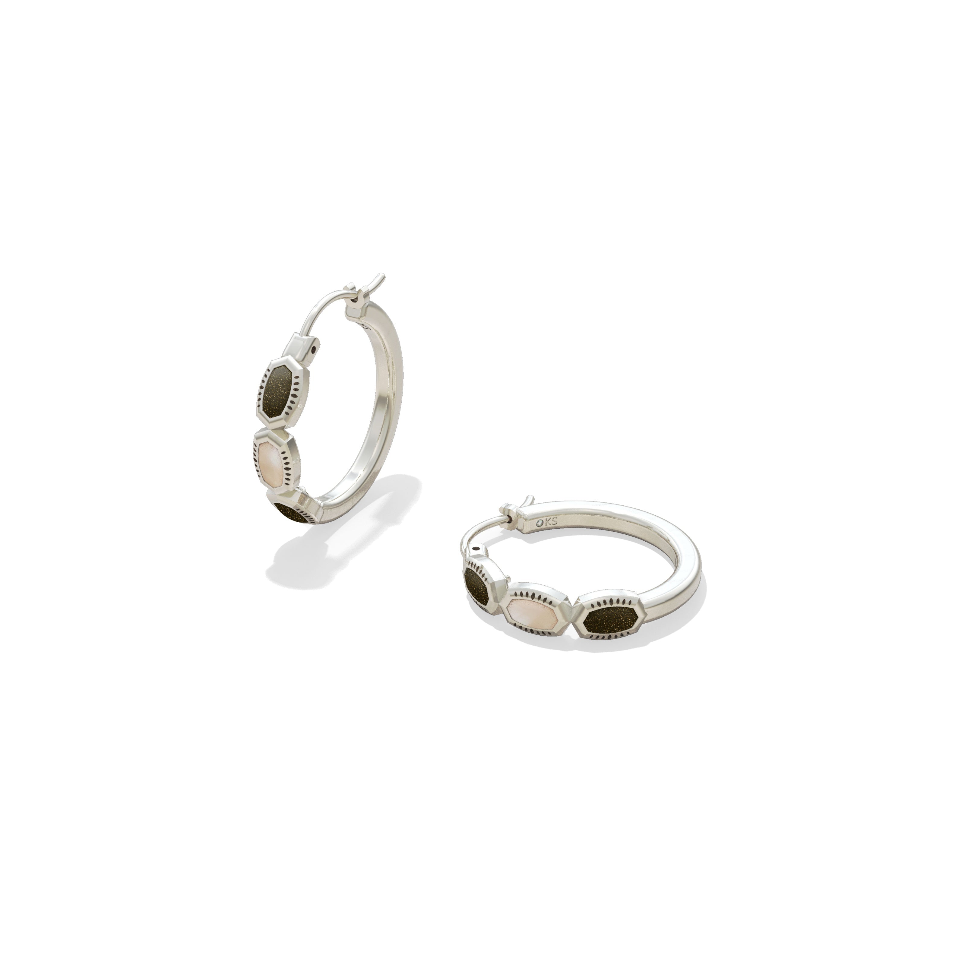Mini Elisa Hoop Earrings-Earrings-Vixen Collection, Day Spa and Women's Boutique Located in Seattle, Washington