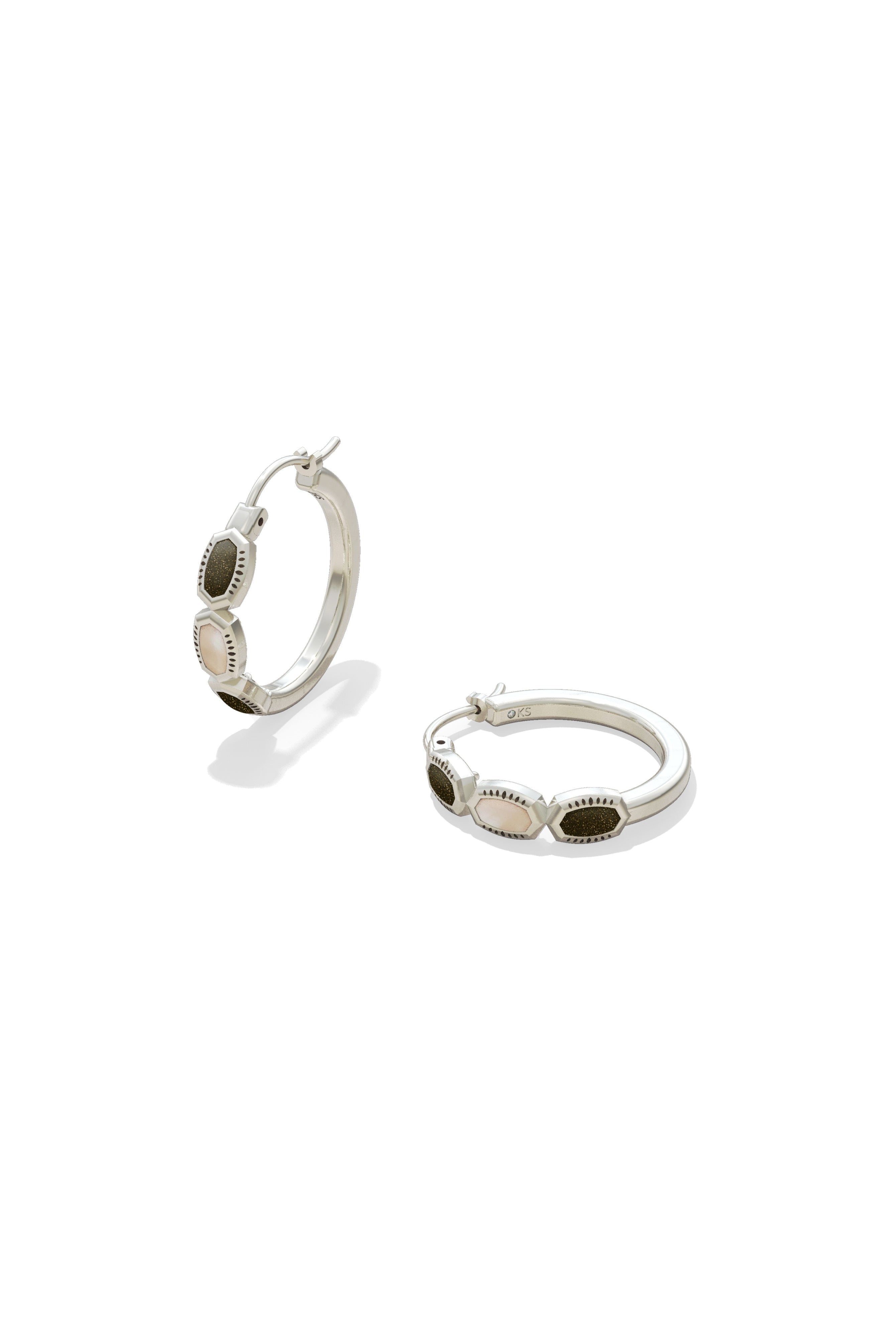 Mini Elisa Hoop Earrings-Earrings-Vixen Collection, Day Spa and Women's Boutique Located in Seattle, Washington
