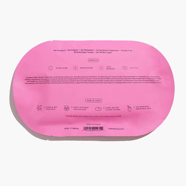 Loops Face Mask-Skin Care-Vixen Collection, Day Spa and Women's Boutique Located in Seattle, Washington