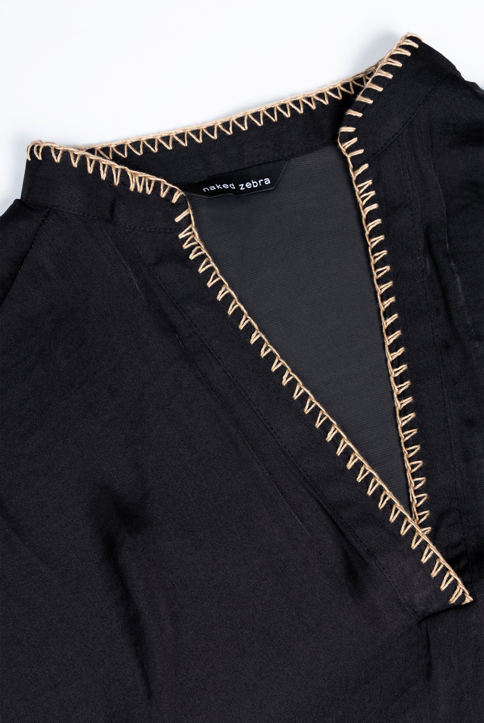 Margaux Stitch Blouse-Short Sleeves-Vixen Collection, Day Spa and Women's Boutique Located in Seattle, Washington