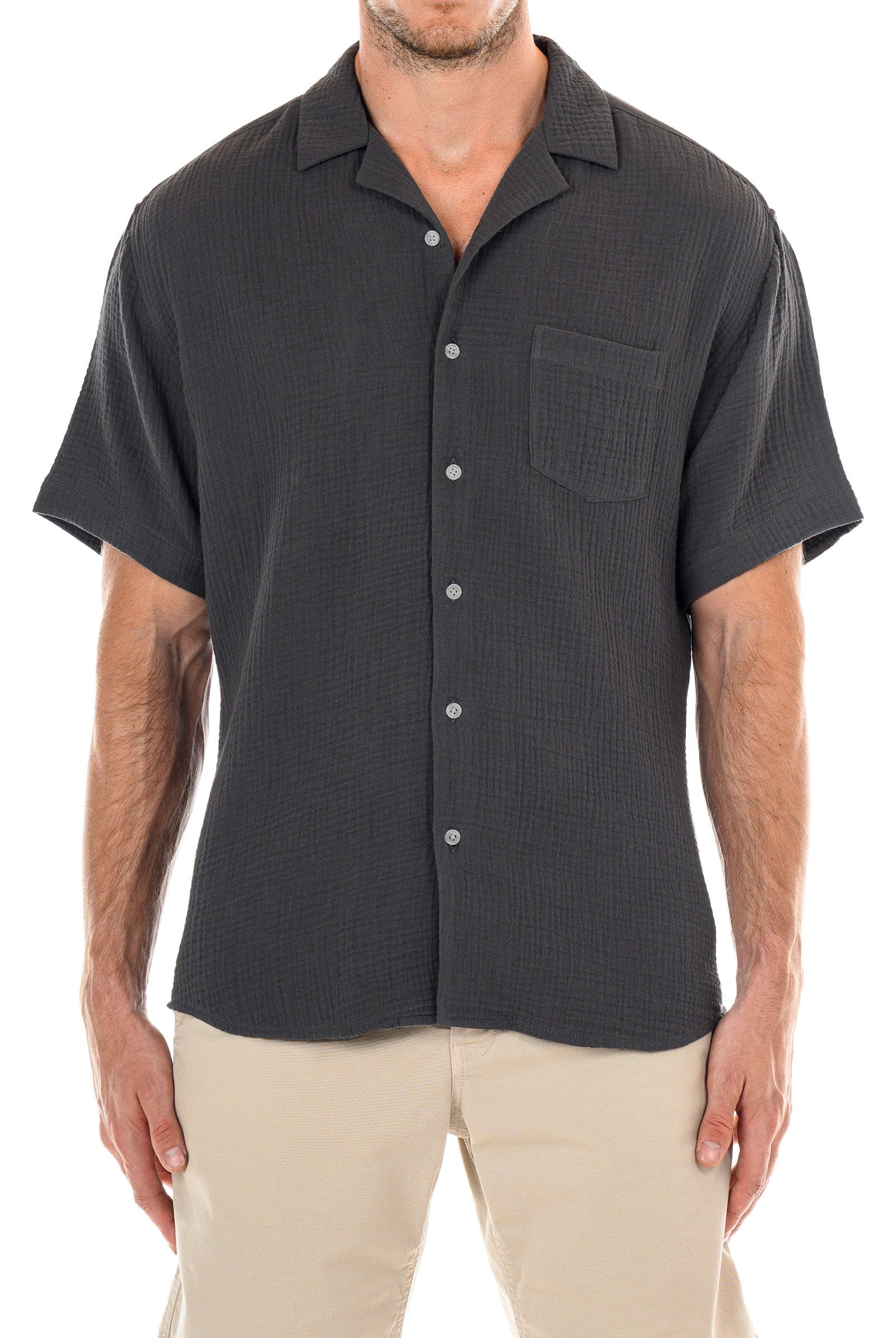 Morro Bay Shirt-Men's Tops-Vixen Collection, Day Spa and Women's Boutique Located in Seattle, Washington