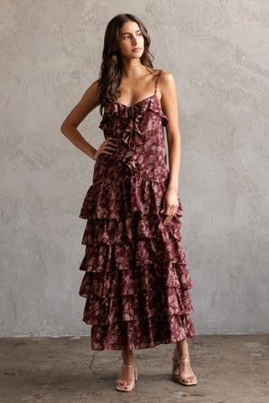 Garden Serenade Maxi Dress-Dresses-Vixen Collection, Day Spa and Women's Boutique Located in Seattle, Washington