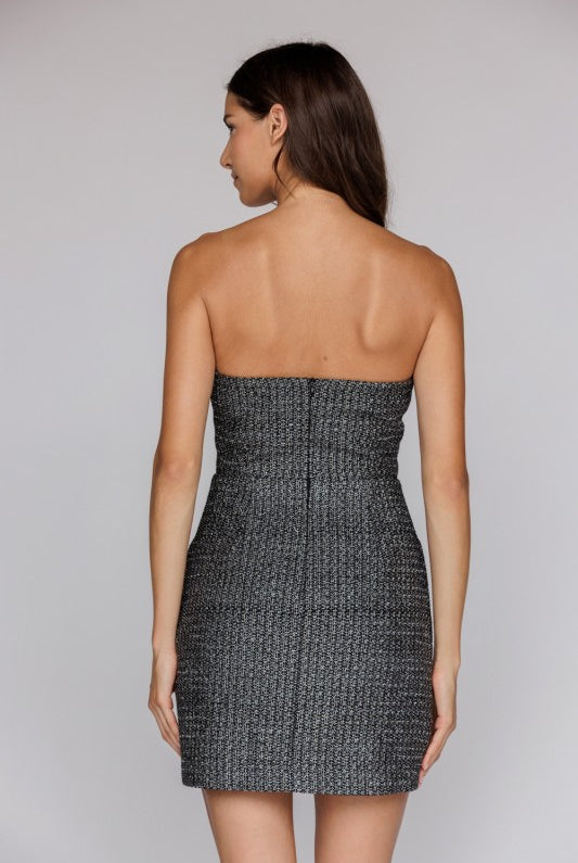 Ribbon Affair Mini Dress-Dresses-Vixen Collection, Day Spa and Women's Boutique Located in Seattle, Washington