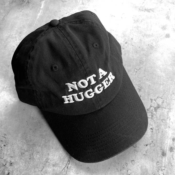 Not A Hugger Baseball Cap-Hats-Vixen Collection, Day Spa and Women's Boutique Located in Seattle, Washington