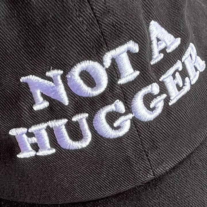 Not A Hugger Baseball Cap-Hats-Vixen Collection, Day Spa and Women's Boutique Located in Seattle, Washington