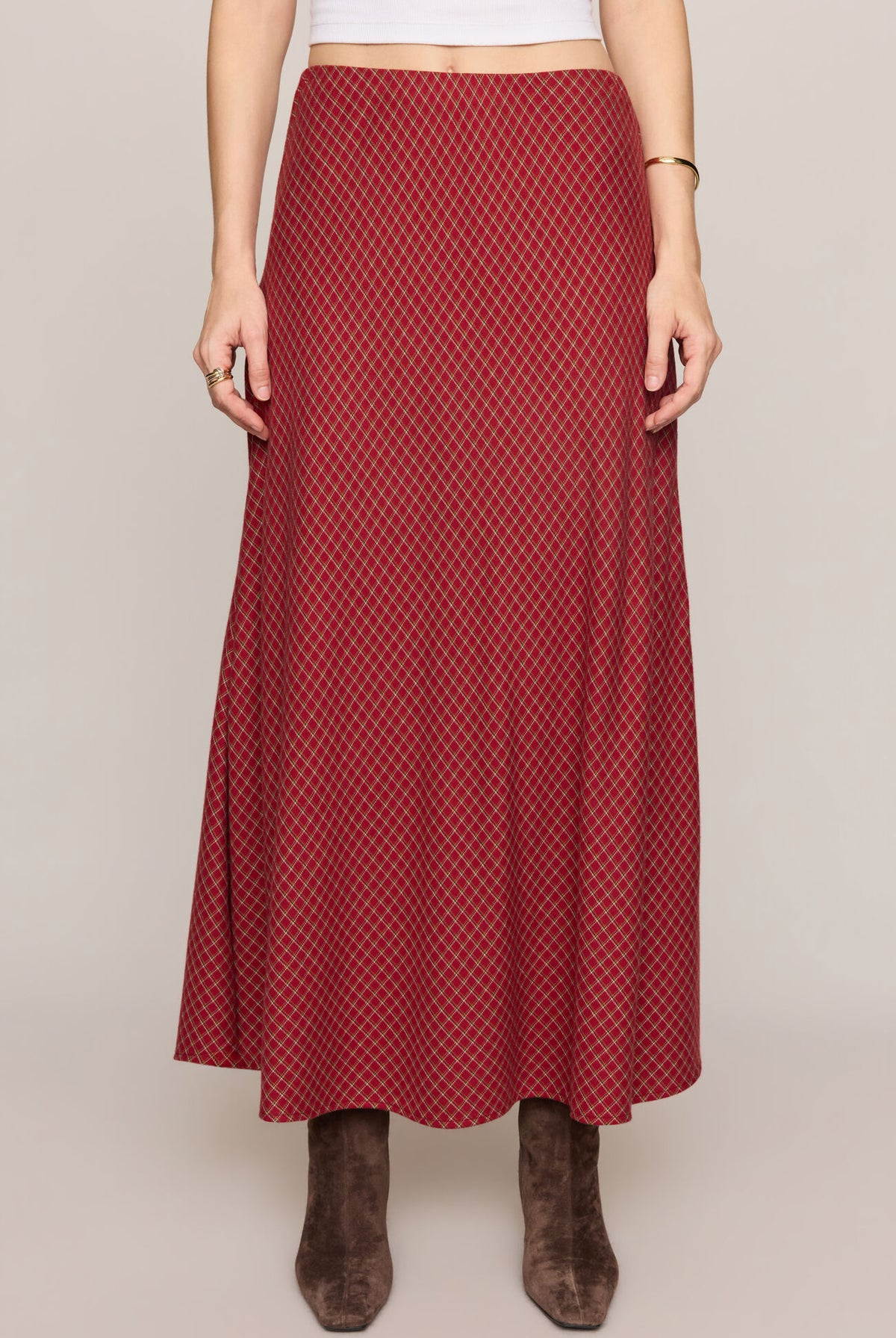 Crestview Plaid Skirt-Bottoms-Vixen Collection, Day Spa and Women's Boutique Located in Seattle, Washington