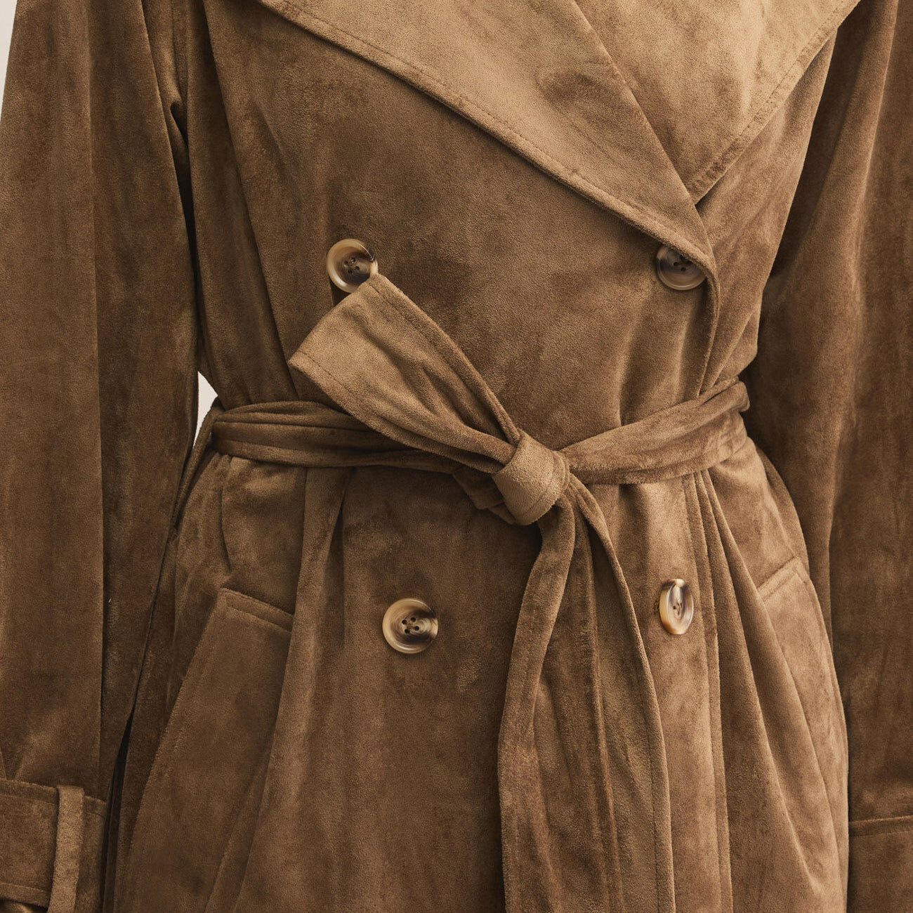 Dorian Suede Trench-Outerwear-Vixen Collection, Day Spa and Women's Boutique Located in Seattle, Washington