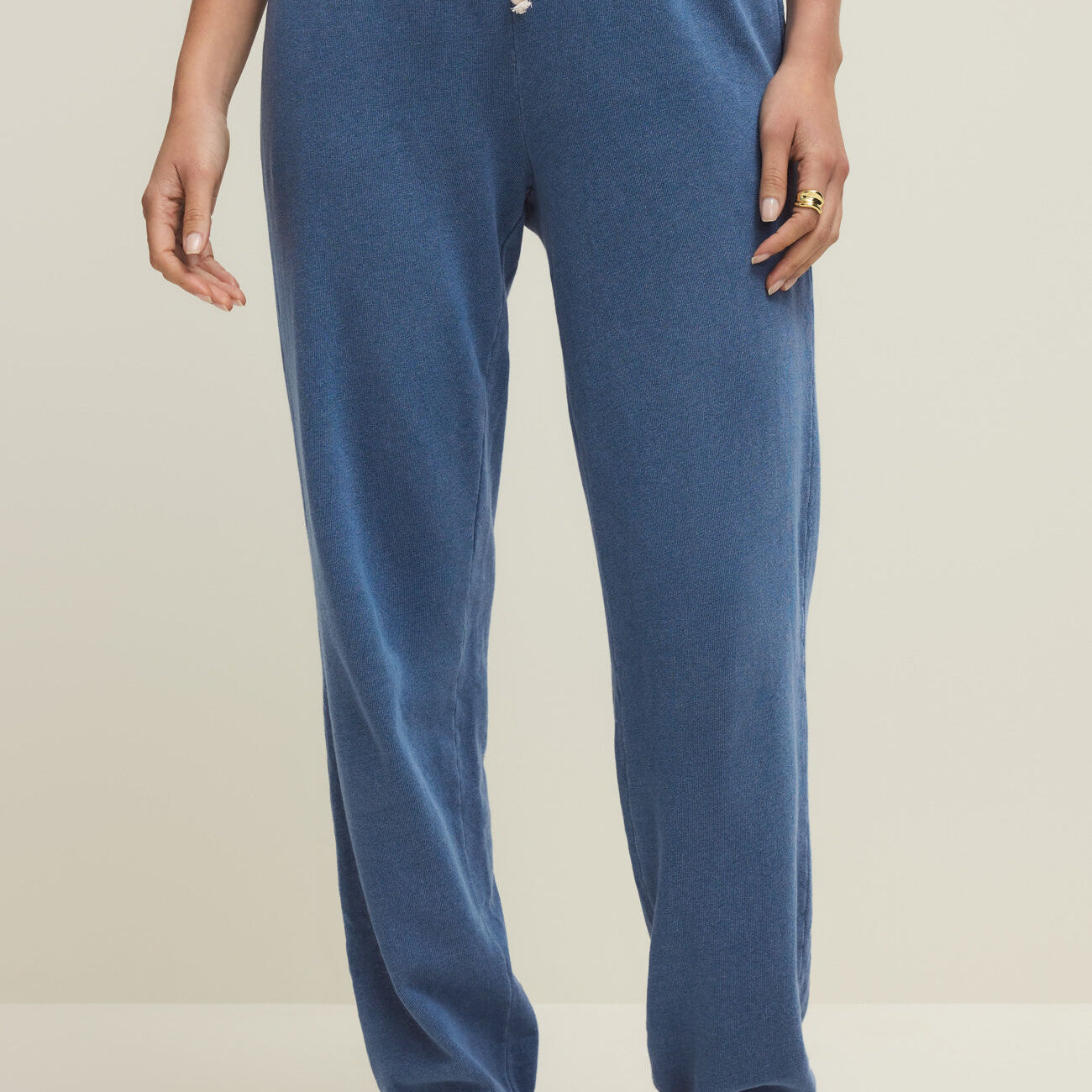 Downtown Knit Denim Jogger-Joggers-Vixen Collection, Day Spa and Women's Boutique Located in Seattle, Washington